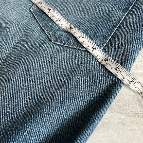 B SIDES Blue Wide Leg Jeans Claude Lasso Barrel 29 - Picture 5 of 11